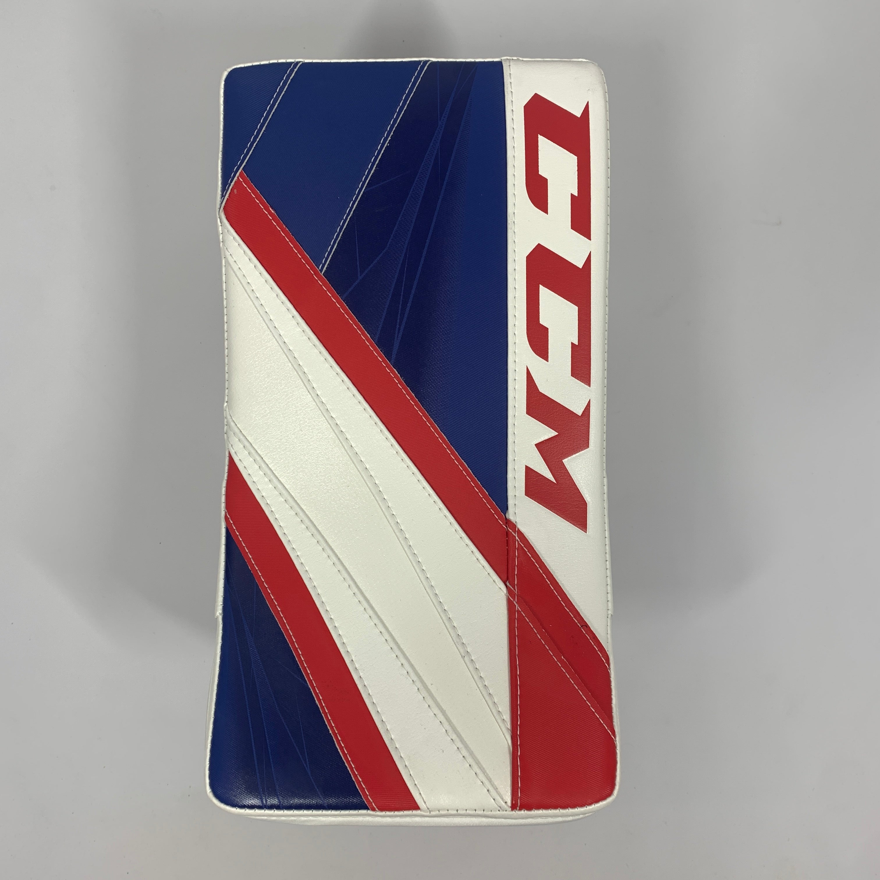 Nouveau CCM Extreme Flex 5 - Bloqueur de gardien de but Pro Stock (blanc/rouge/bleu)